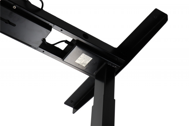 Stelaż UT04-2T/B z elektryczną regulacją w zakresie 70,5-118 cm, 2 silniki/2 segmentowa kolumna, kolor czarny