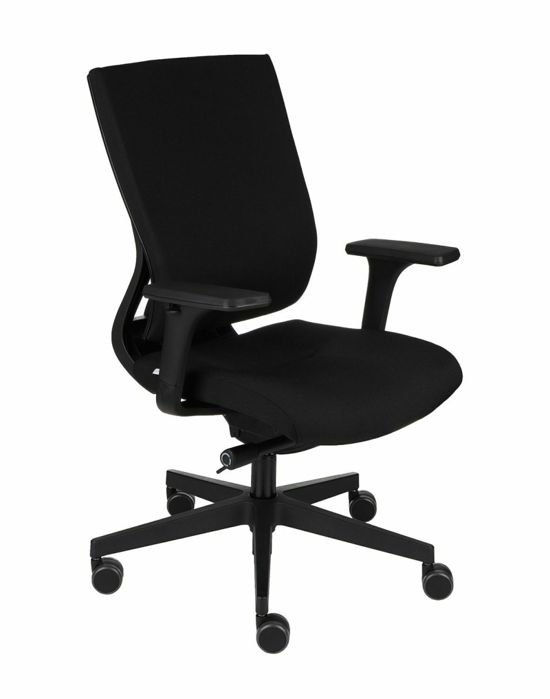 Fotel biurowy MAXPRO BT black/chrome