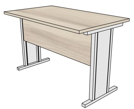 Biurko PRIMUS PB43M 120x70x75h