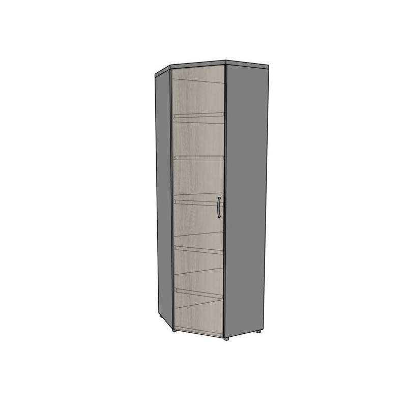 Szafa biurowa narożna PS07WA 66X66X220H