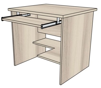 Biurka pracownicze PRIMUS PB41/60 - komputerowe 80x60x75h