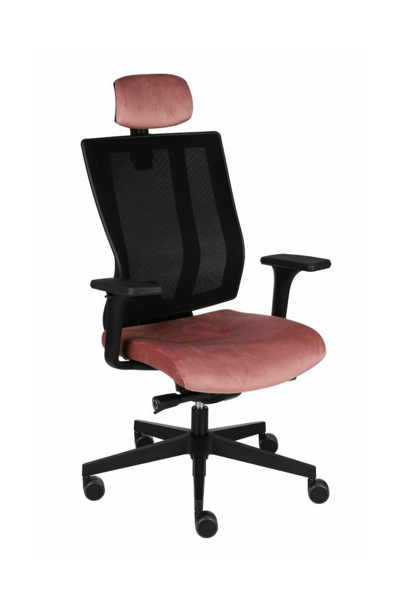 Fotel biurowy MAXPRO BS HD black/chrome