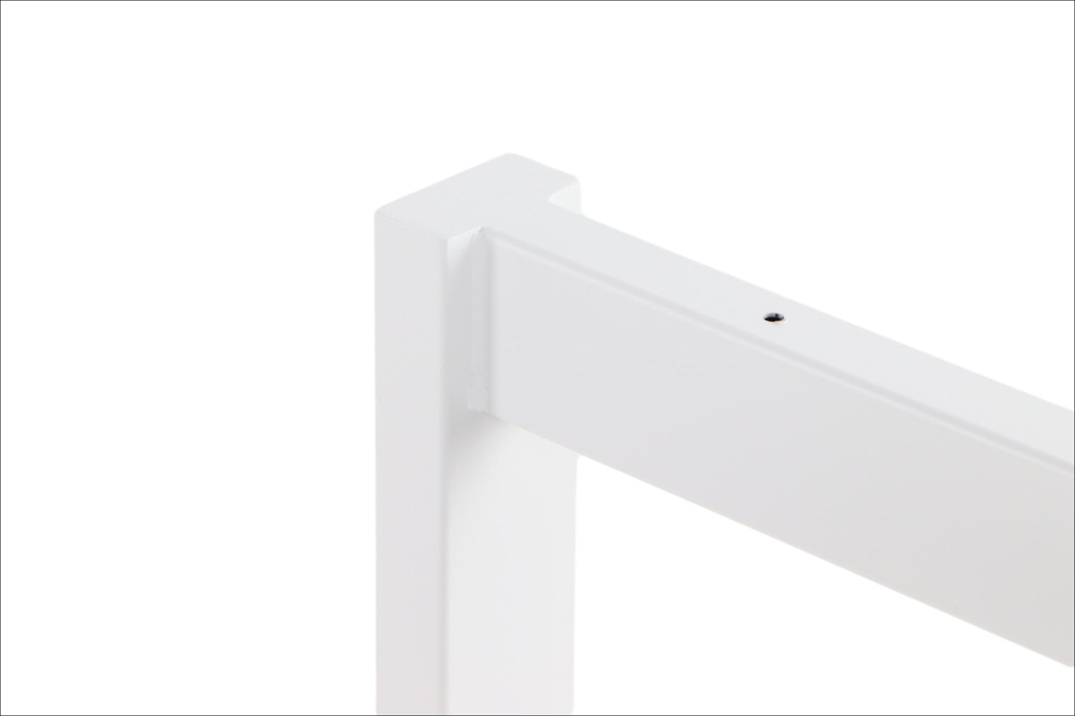 Stelaż metalowy do stołu/biurka NY-132A/80 z regulacją długości belki 119 - 179 x szer.79,6 x wys. 72,5 kolor biały