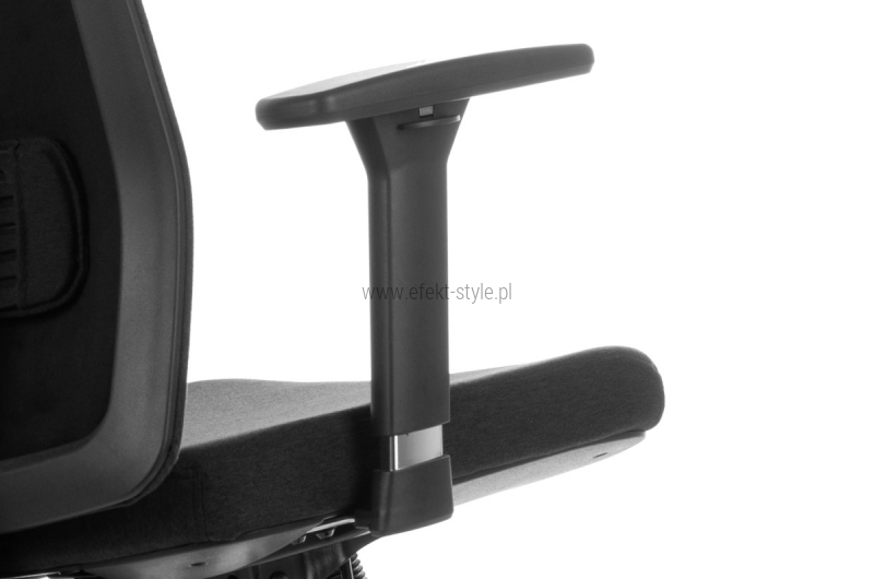 ZN-807-C-30 Fotel Biurowy czarny z wysuwem siedziska