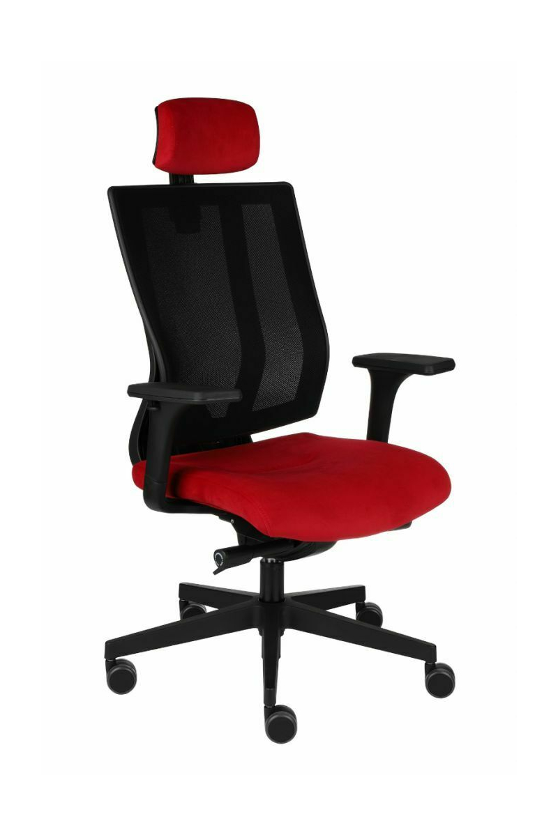 Fotel biurowy MAXPRO BS HD black/chrome