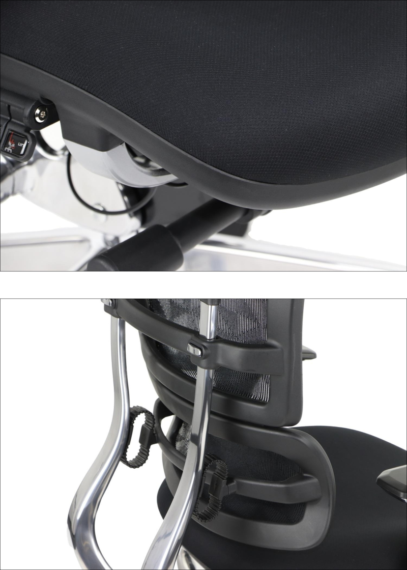 ErgoNew S8-2 Fotel biurowy obrotowy siedzisko tkaninowe
