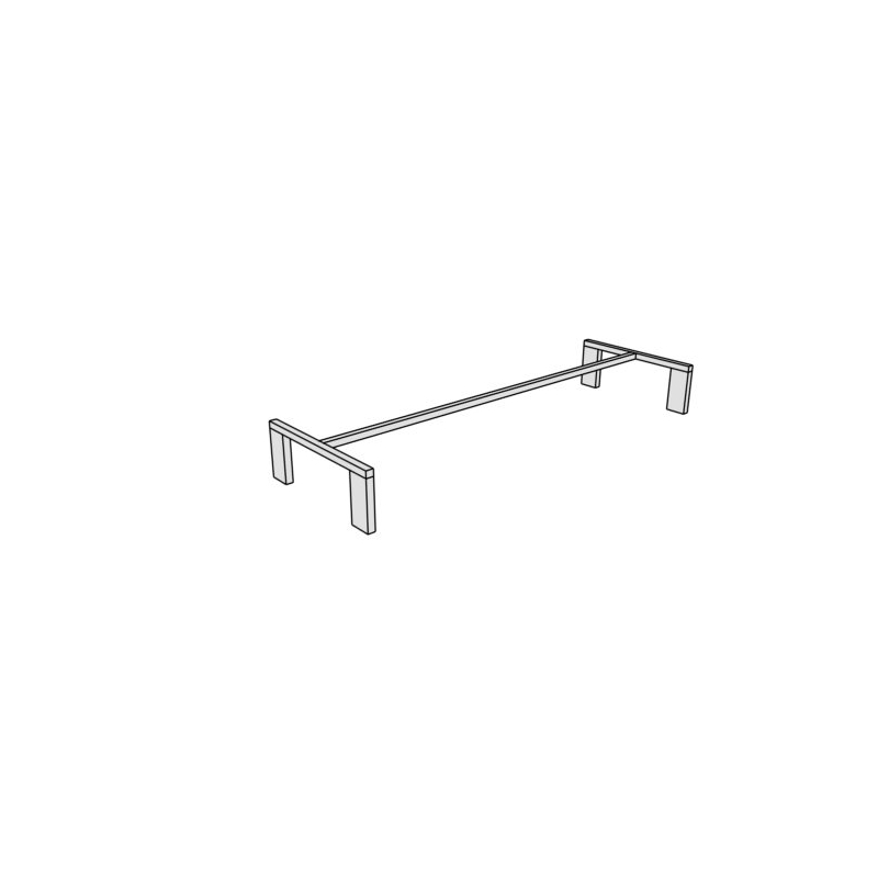 Cokół metalowy do regału NEXT CM6 120x40x15h