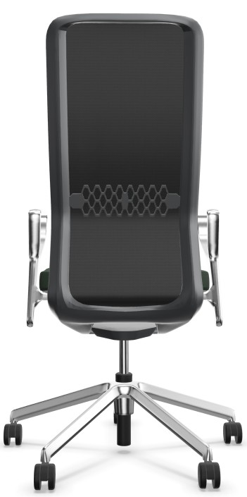Fotel ergonomiczny sędziowski i gabinetowy wysoki YouTEAM z zagłówkiem