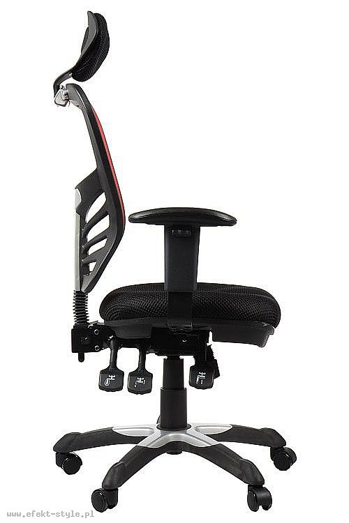 HG-0001H Fotel Biurowy czerwony