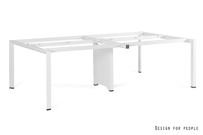 Stelaż do biurka / stołu PASON WORKSTATION 4 / biały 240x138 cm