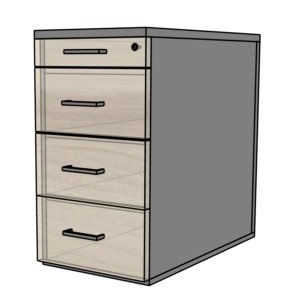 Kontener podporowy EVK20 43x70x62,7h