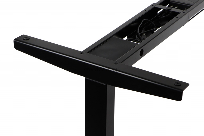 Stelaż UT04-2T/B z elektryczną regulacją w zakresie 70,5-118 cm, 2 silniki/2 segmentowa kolumna, kolor czarny