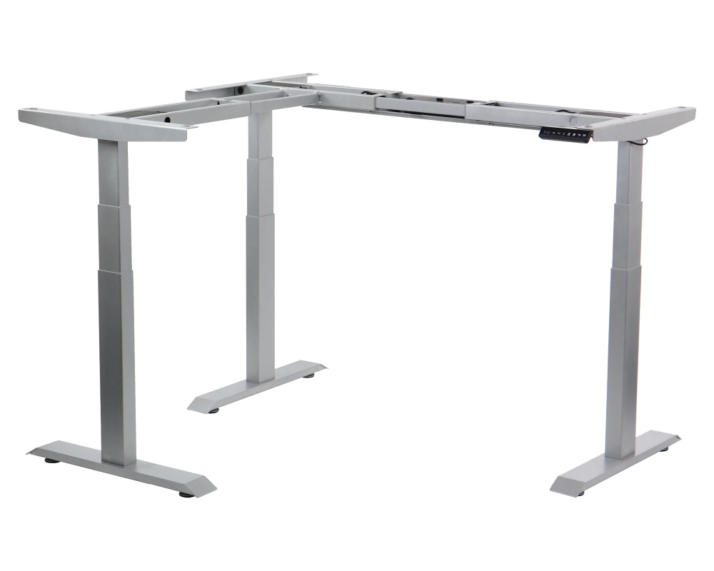 Stelaż elektryczny Stelaż do biurka kątowego regulowany elektrycznie. Czy stelaż regulowany elektrycznie jest ergonomiczny? Tak te stelaże są w pełni ergonomiczne. Sprawdź sam.