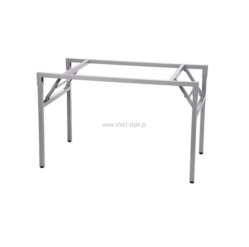 Stelaż składany do stołu i biurka 24/A-P - aluminium - 116x56 cm