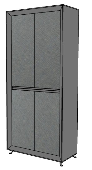 Szafa CHEVRON CN10/ 90x40x200h