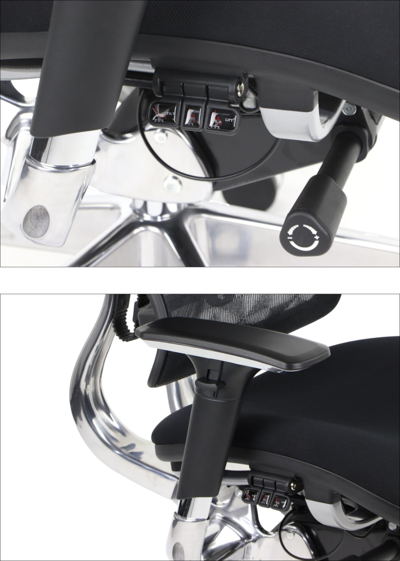 ErgoNew S8-2 Fotel biurowy obrotowy siedzisko tkaninowe
