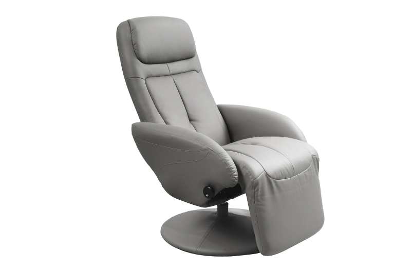 OPTIMA recliner fotel, kolor: popielaty