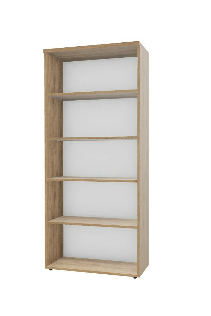 Regał biurowy PRIMUS EKSPRESS PS04 80X39X183H  - Dąb Tajga