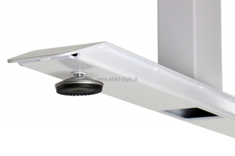 Stelaż UT04-2T/W z elektryczną regulacją w zakresie 70,5-118 cm, 2 silniki/2 segmentowa kolumna, kolor biały