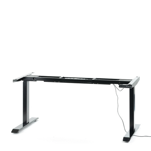 Stelaż UT04-3T/W z elektryczną regulacją wysokości w zakresie 61,5-126,5 cm, 2 silniki/3 segmentowa kolumna, kolor biały