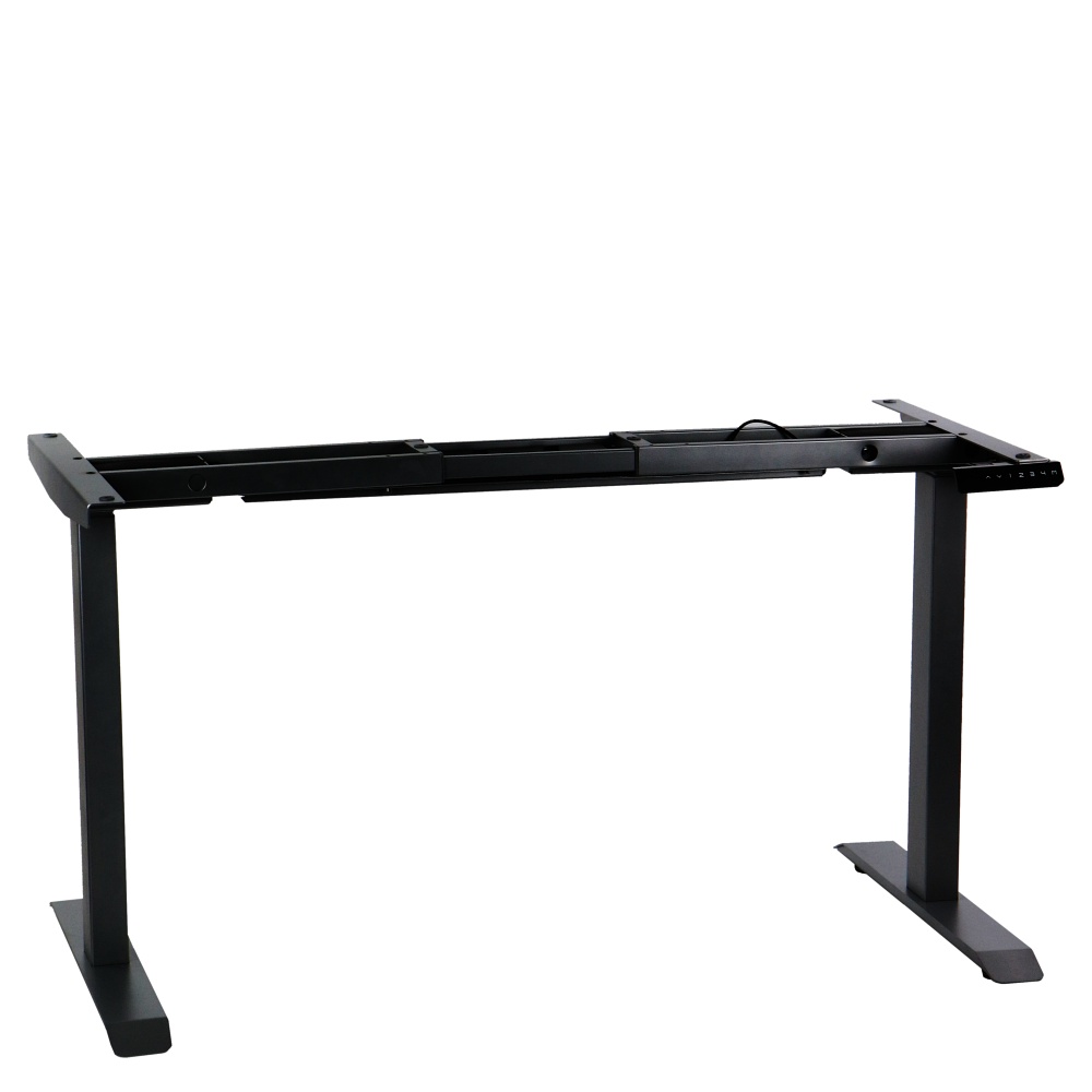 Stelaż UT04-2T/B z elektryczną regulacją w zakresie 70,5-118 cm, 2 silniki/2 segmentowa kolumna, kolor czarny