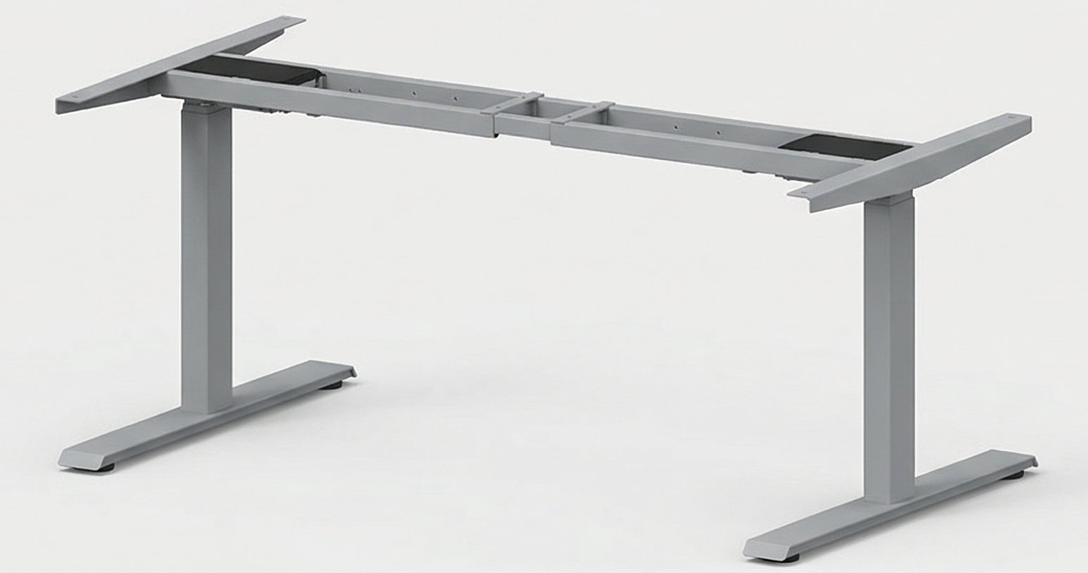 PATENT Stelaż na KLIK z elektryczną regulacją wysokości w zakresie 60-124 cm, kolor szary/2-silnikowy, 5 lat Gwarancji