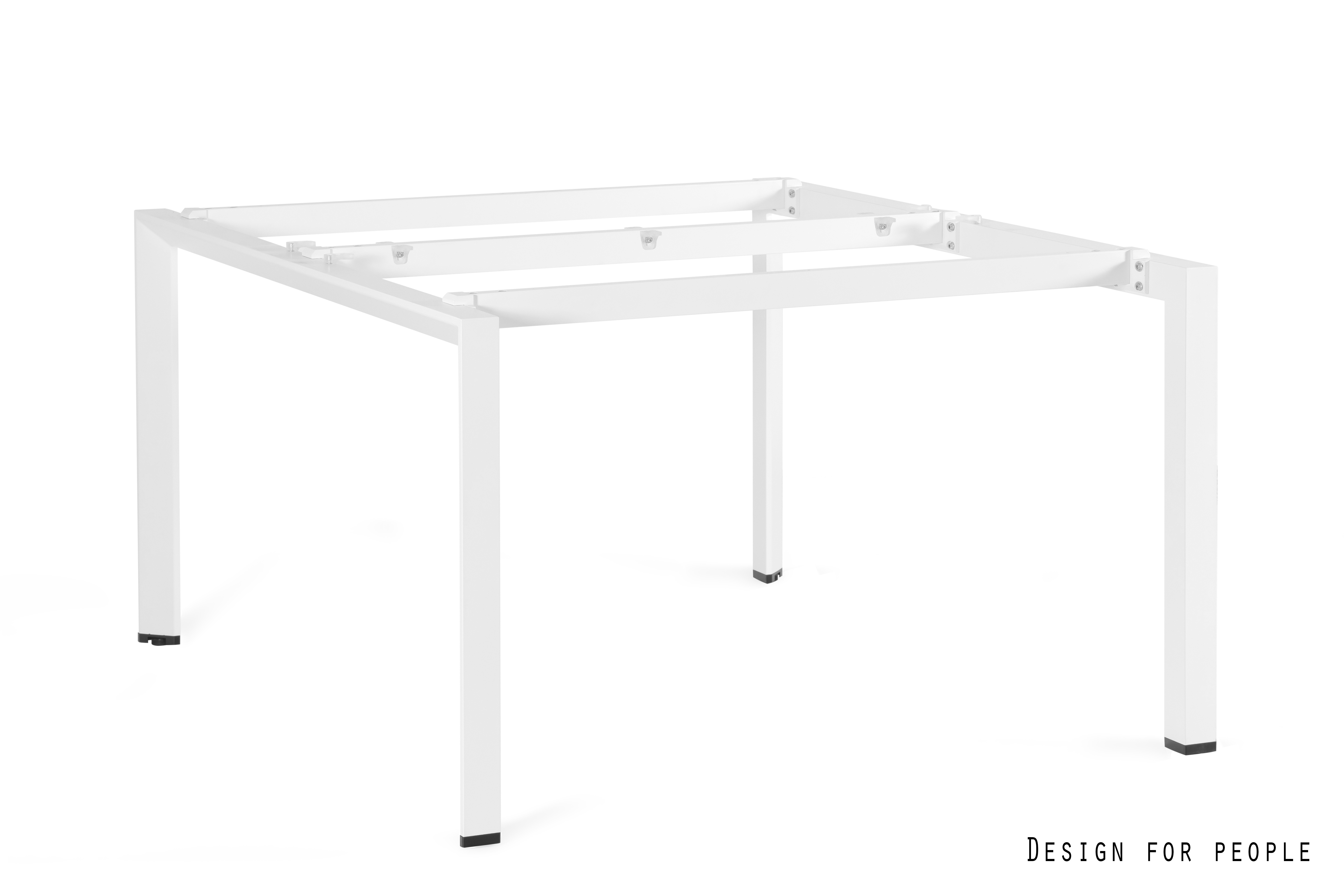 Stelaż do biurka / stołu PASON WORKSTATION 2 / biały 120x138 cm
