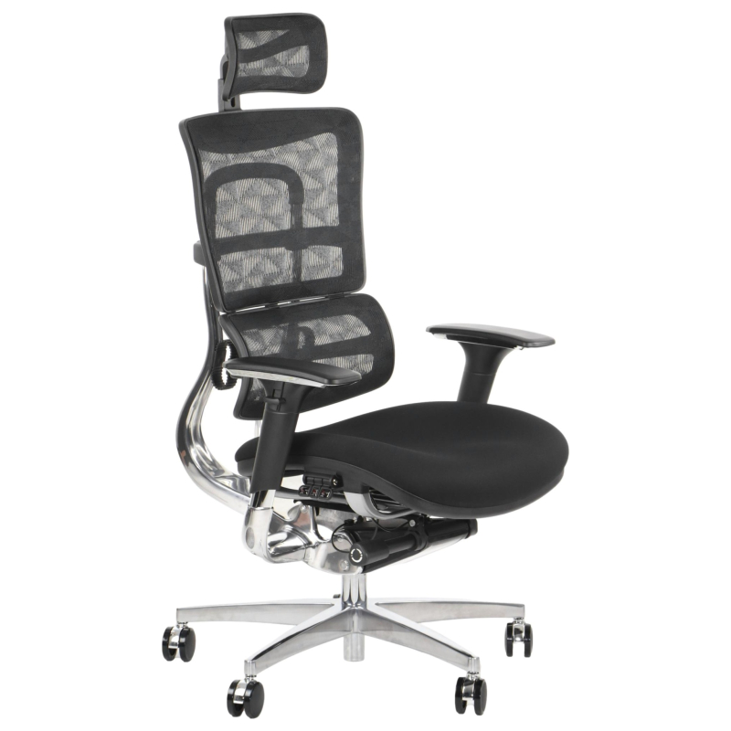 ErgoNew S8-2 Fotel biurowy obrotowy siedzisko tkaninowe