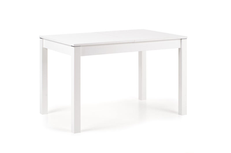 Stół rozkładany MAURYCY 118÷158/75/76 cm kolor biały