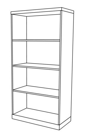 Regał CLASSIC CS11 80x40x160h