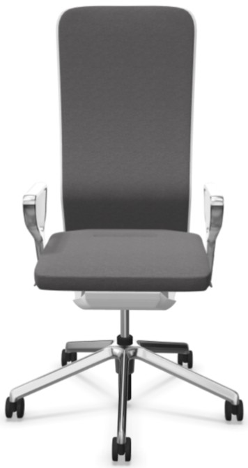 Fotel ergonomiczny sędziowski i gabinetowy wysoki YouTEAM bez zagłówka