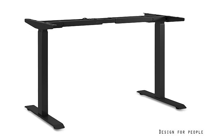 ASTRA Stelaż z elektryczną regulacją wysokości w zakresie 72-120 cm, kolor czarny