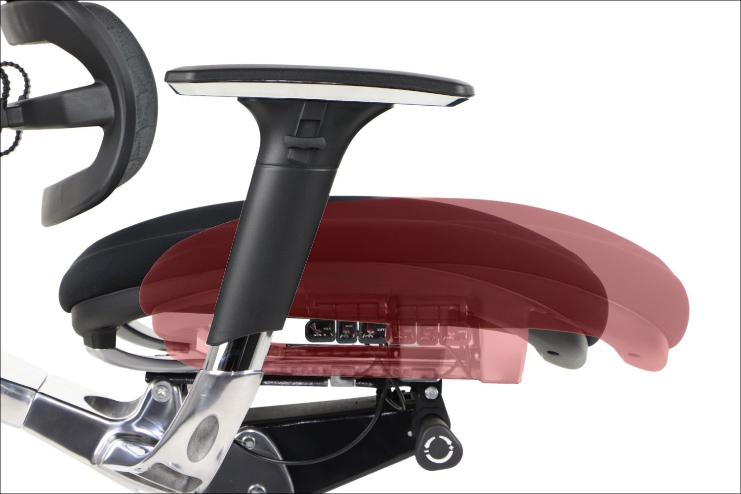 ErgoNew S8-2 Fotel biurowy obrotowy siedzisko tkaninowe