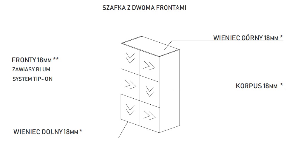 Szafa aktowa HX018 - 90x45x135h