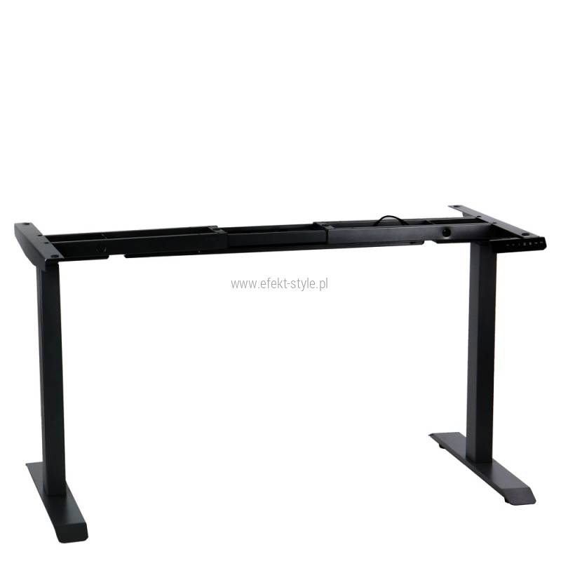 Stelaż UT04-2T/B z elektryczną regulacją w zakresie 70,5-118 cm, 2 silniki/2 segmentowa kolumna, kolor czarny