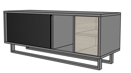Pomocnik podporowy EVP16 na płozie 160x55x62,7h
