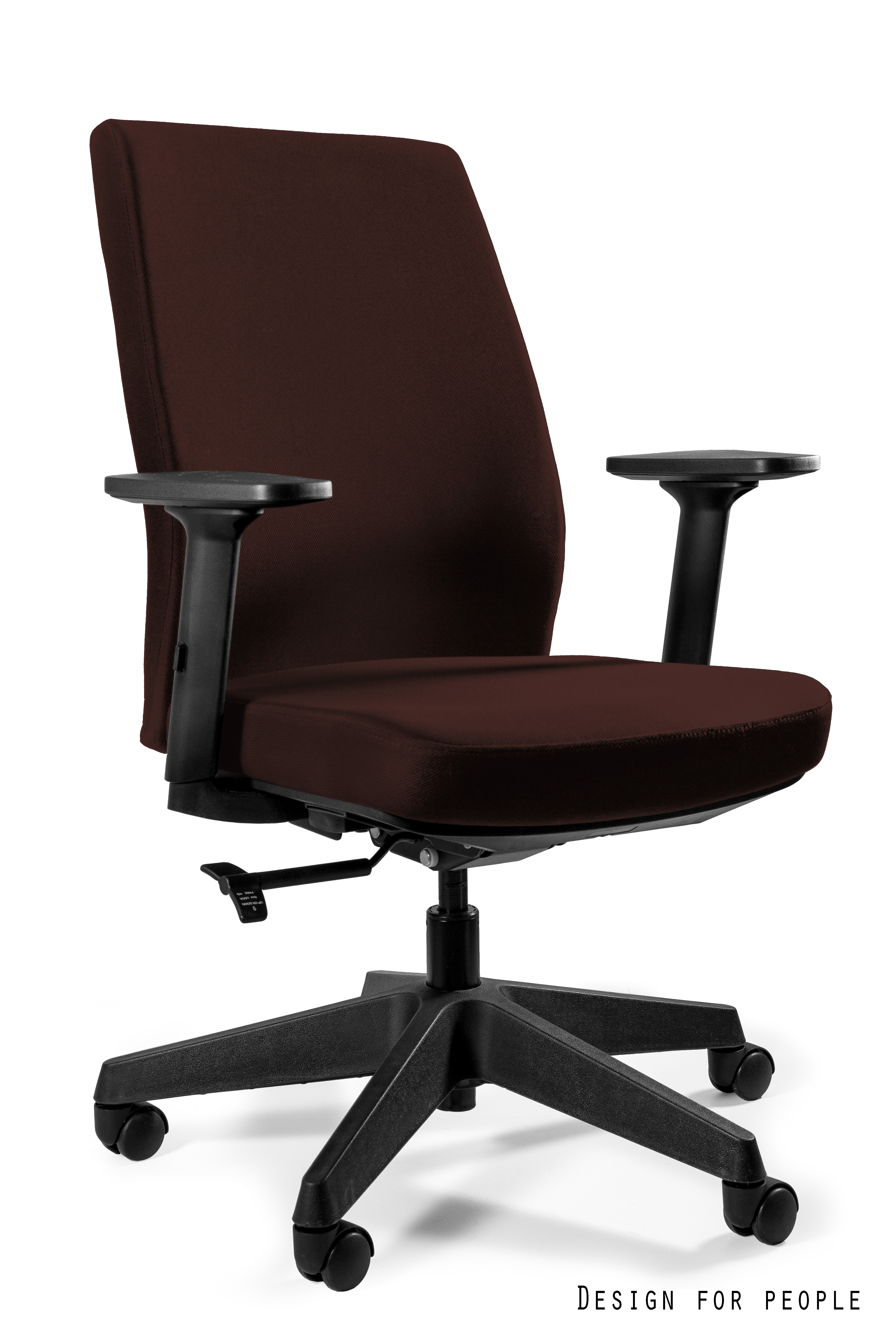 Fotel obrotowy WORK z atestem do pracy 24/7 - BL406 COCOA