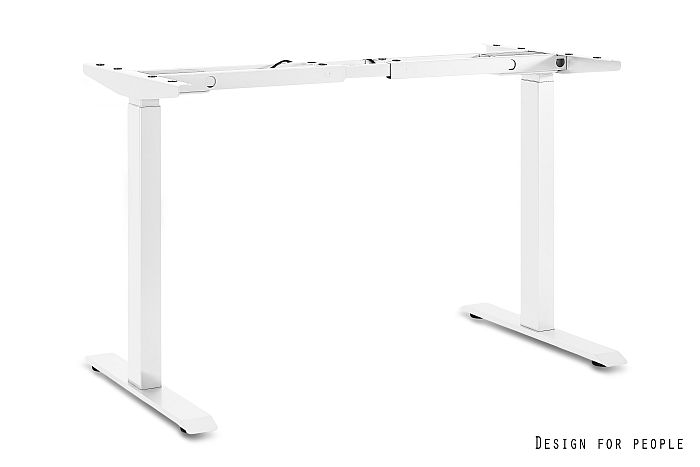 ASTRA Stelaż z elektryczną regulacją wysokości w zakresie 72-120 cm, kolor biały