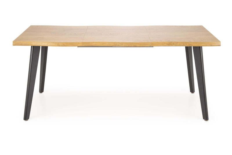 DICKSON 2 stół rozkładany 150-210/90 cm, blat - naturalny, nogi - czarny