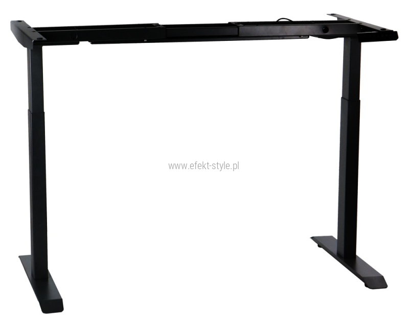 Stelaż UT04-2T/B z elektryczną regulacją w zakresie 70,5-118 cm, 2 silniki/2 segmentowa kolumna, kolor czarny
