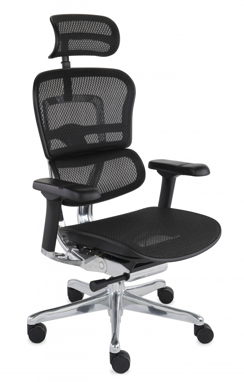 Fotel Ergohuman 2 Elite ST BS Black – Ergonomiczny Fotel Biurowy