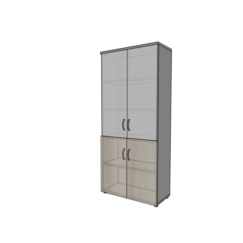 Szafa biurowa PS03 80X39X183H ze szklem