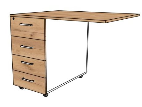 Kontener z nadstawką CLASSIC CSK2 100x50x76h