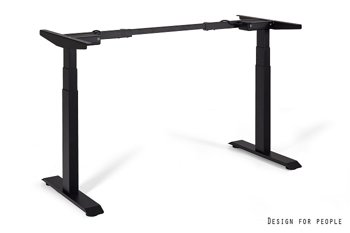 ACTIVE I Stelaż z elektryczną regulacją wysokości w zakresie 60-128 cm, kolor czarny