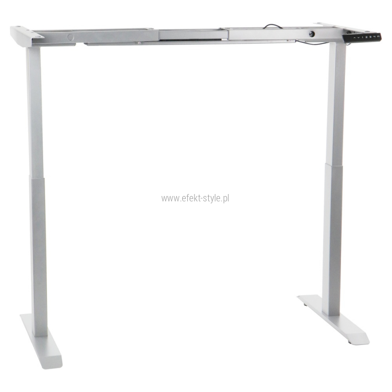 Stelaż UT04-2T/W z elektryczną regulacją w zakresie 70,5-118 cm, 2 silniki/2 segmentowa kolumna, kolor biały
