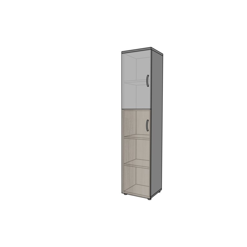 Szafa biurowa PS09 40X39X183H ze szkłem