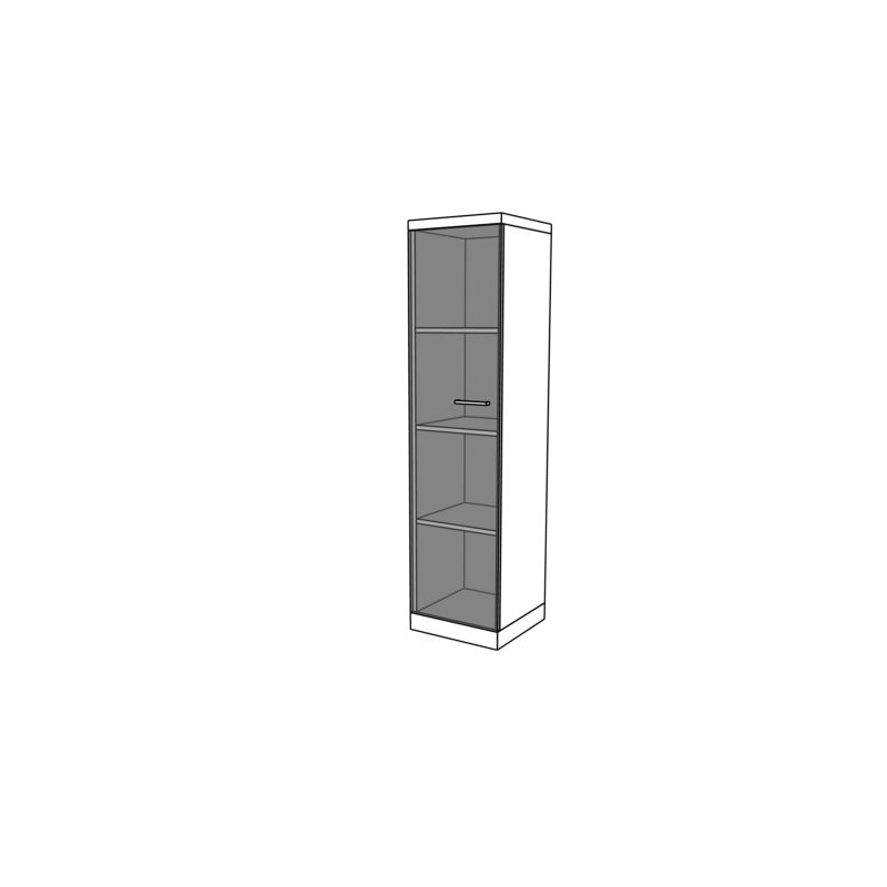 Szafa z drzwiami szklanymi CLASSIC CS13 40x40x160h