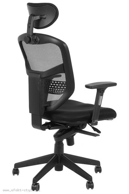HN-5038 Fotel Biurowy grafit z wysuwem siedziska