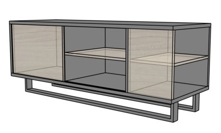 Pomocnik podporowy EVP10 na płozie 160x55x62,7h