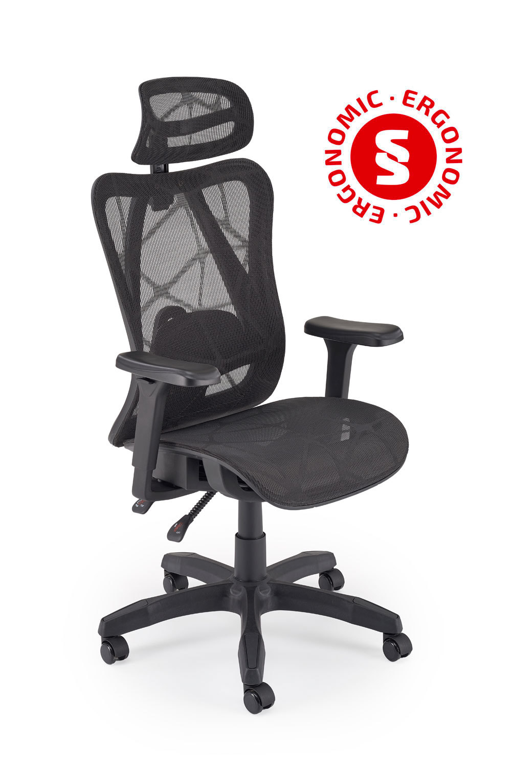 XERON fotel gabinetowy czarny
